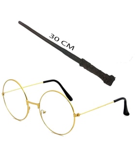 Harry Potter Asası 30 cm ve Harry Potter Gözlüğü Seti (5343)