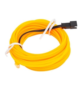 5 Metre 5 Volt USB Adaptörlü Neon Sarı İp Aydınlatma PM-6081