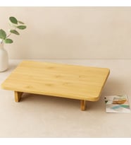 Bambu Ahşap Dikdörtgen Sunum Panosu 32.5x21.5 cm Ayaklı 5 cm