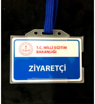 KARTSAN Milli Eğitim Kurumlarına Uygun Ziyaretçi Kartı Set
