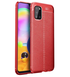 Durukar® Samsung Galaxy A31 Kılıf Auto Focus Kapak - Kırmızı