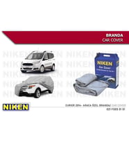 Ford Courier (araca özel üretim) Oto Branda Araç Örtüsü 2014 sonrası modeller Niken (Gri)