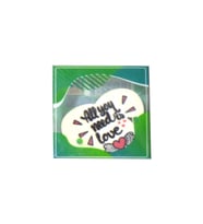 Silka - Silgy Art54 - All You Need Love - Beyaz