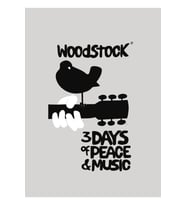 Woodstock 1969 Tablo Ahşap Poster Dekoratif