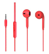 Lenovo Lecoo EH104R 3.5 Mm Jacklı Kablolu Kulak İçi Mikrofonlu Kulaklık Kırmızı