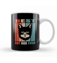 Best Cat Dad Ever Kedi 01 Kupa Bardak Porselen