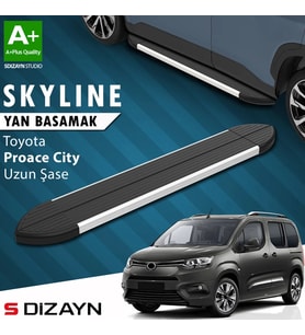 Toyota Proace City Uzun Şase Skyline Aluminyum Yan Basamak 213 Cm 2018 Üzeri A+ Kalite