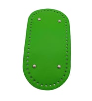 Angel Çanta Aksesuar Suni Deri Yeşil Renk 25X12 cm Oval Çanta Tabanı