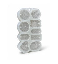 Mücevher Desenli Çoklu Epoksi Silikon Kalıp en:15cm ,boy:26cm
