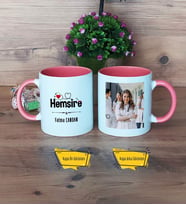 Hemşireler Günü Tıp Bayramı Hediyesi Hemşire Kupa Bardak Pembe Fotoğraflı