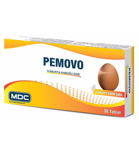 Pemovo Yumurta Kabuğu Zarı 30 Tablet