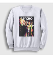 Presmono Unisex Beyaz Psycho K-Pop Red Velvet Sweatshirt 277078tt (Beyaz)