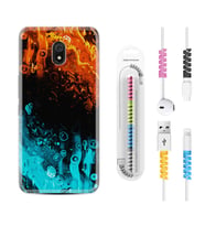 Xiaomi Redmi 8A 8 Pro 9C 9T 10C 11T Pro Kılıf Kablo Koruma Spiral Silikon Orange Blue Color 1665