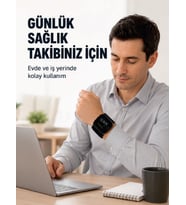 Şarjlı Bilekten Dijital Tansiyon Ölçer Geniş LCD Ekranlı