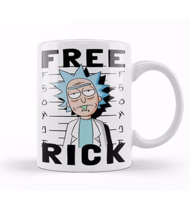 Rick And  Morty Kupa Bardak Porselen