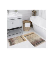 Eliana Home Baskılı 2'li Banyo Paspas Takımı RVG5183