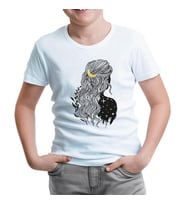 Hair by Moon Girl by Stars Beyaz Çocuk Tshirt