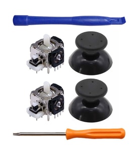 XBOX 360 Analog Motor Topuz T8 Tornavida Ayırıcı Tamir Seti 2+2 Siyah XBOX 360 Yedek Parça
