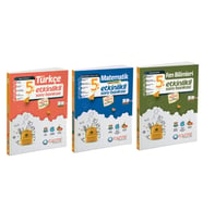 ÇANTA YAYINLARI 5. Sınıf Türkçe + Matematik + Fen Bilimleri Etkinlikli Kazanım Sıralı Soru Bankası