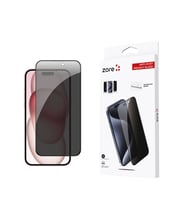 Apple iPhone 15 Plus Uyumlu Zore Anti-Dust Privacy Temperli Ekran Koruyucu (Siyah)