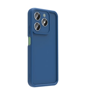 Realme C61 Kılıf Kamera Korumalı Ananas Silikon Kapak (Koyu Yeşil)