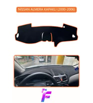 NİSSAN ALMERA KAPAKLI (2000-2006) Torpido Örtüsü Güneş ve Yansımaya Karşı Kalkan H58