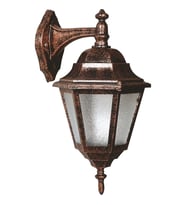 AVONNI BAP-68206-BKR Kahverengi Boyalı Dış Mekan Aydınlatma E27 ABS Polikarbon Cam 28x23cm