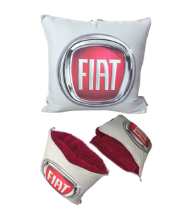 Fiat Baskılı Battaniyeli Opsiyonel Yastık