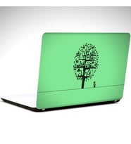 Kuşlar Minimal  Laptop Sticker 17 inch (39X27CM)