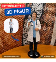 MakinaFleo Kişiye Özel 3D Meslek Figürü (10cm)