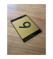Minimal Gold Tasarım Apartman Numarası