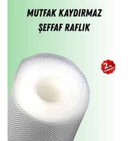 Şeffaf Mutfak Raflığı Çekmece Kaplaması Kaydırmaz Pvc