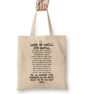 Fleabag Love Quote Fleabag Wedding Speech Bez Çanta Uzun Saplı