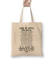 Fleabag Love Quote Fleabag Wedding Speech Bez Çanta Uzun Saplı
