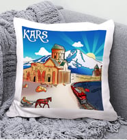 Kars Tasarımlı Yastık