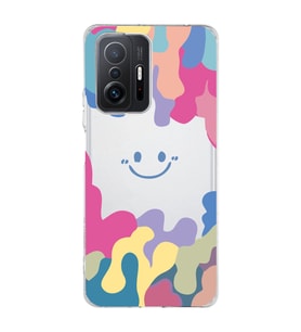 Xiaomi Mi 11T - 11T Pro Uyumlu Smile Tasarımlı Şeffaf Telefon Kılıfı
