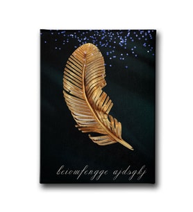 Golden Canvas Tablo MİND665