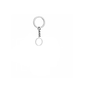 Yuvarlak Halka Figürlü Anahtarlık – Minimal Unisex Tasarım