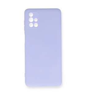 Samsung Galaxy M51 Kılıf Nano İçi Kadife Silikon - Lila