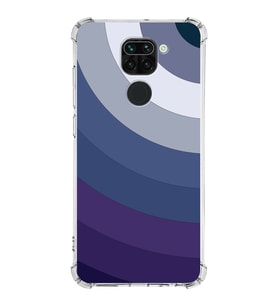 Xiaomi Redmi Note 9 Köşe Korumalı Antişok Kapak Renk Cümbüşü Tasarımlı Şeffaf Silikon Kılıf