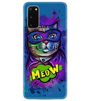 Samsung A02S A03S A10 A12 A13 A21S A22 Kılıf Desenli Silikon Super Meow 1715