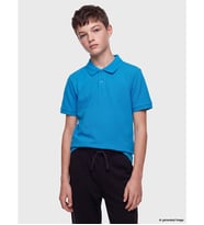 LCW Kids Turkuaz Polo Yaka Erkek Çocuk Pike Tişört