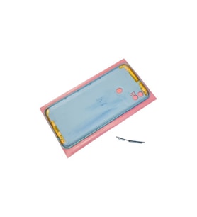 Tecno Spark 7t (KF6P) Uyumlu  Kasa Arka Kapak Batarya Kapağı (Mavi)