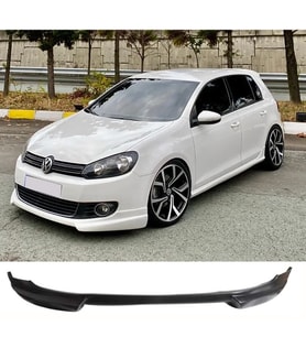 Vw Golf 6 Rieger Ön Ek Karlık Abs Plastik Mat Siyah 2008 2009 2010 2011 2012 karlık+bodykit+ek