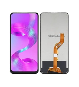 Infinix S5 Pro ile Uyumlu Lcd Ekran Dokunmatik X660 (Siyah)