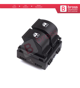 BDP1026 Fiat Linea için Cam Düğmesi Anahtarı Ön Sol Çiftli 735442329
