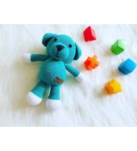 Minnoş Ayıcık Uyku Arkadaşı Amigurumi Organik Oyuncak