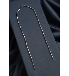 Hematit Doğal Taş Parlak Gümüş Özel Kesim 2x2mm Dizi