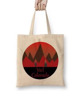 Vail Colorado 01 Bez Çanta Uzun Saplı
