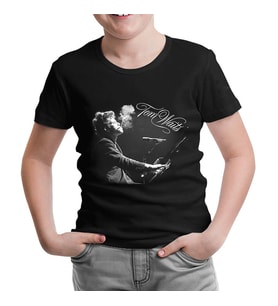 Tom Waits - Phone Call Siyah Çocuk Tshirt
